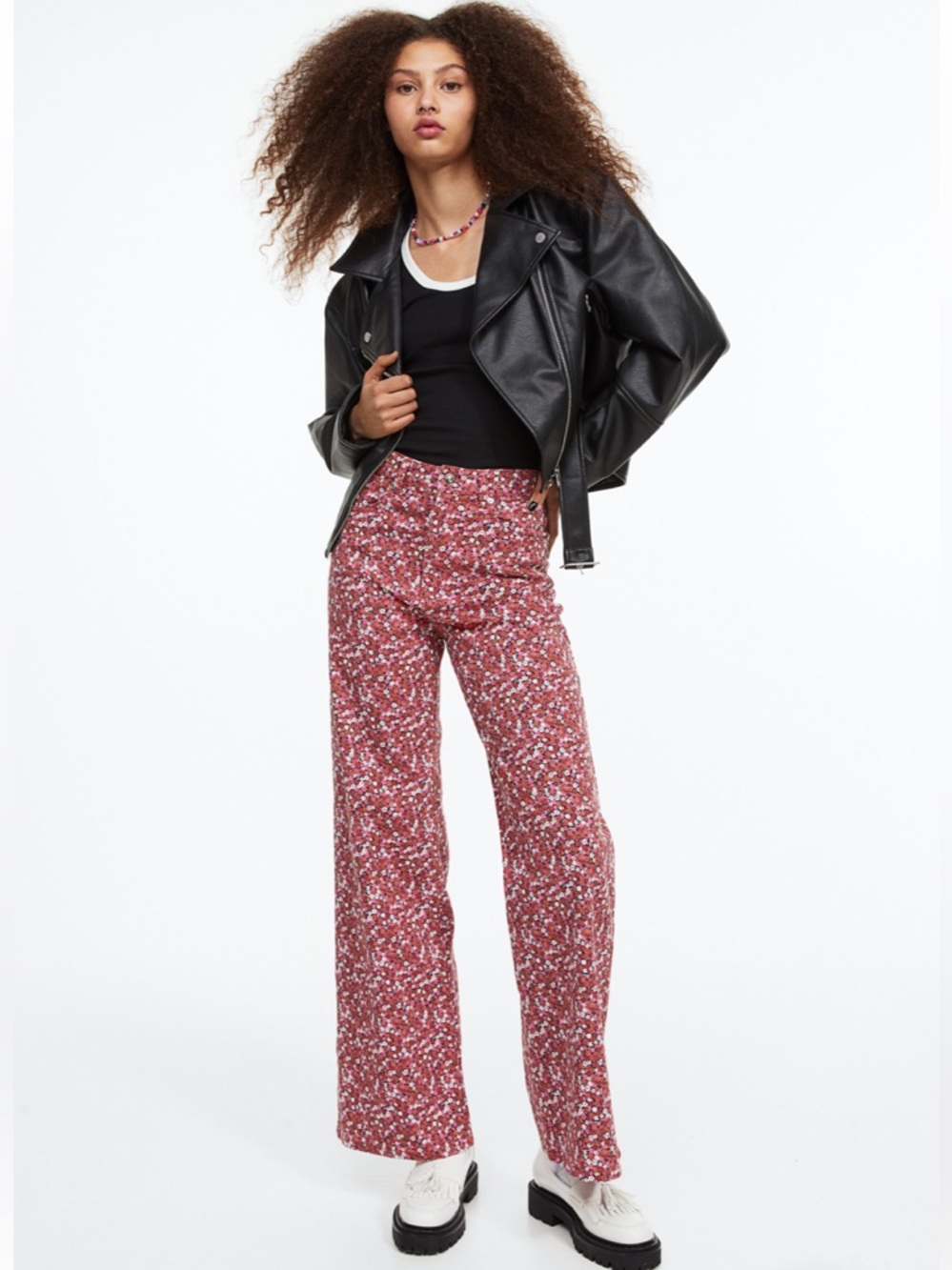 DIVIDED Floral High Waist Size: 12 Inseam: 31”
